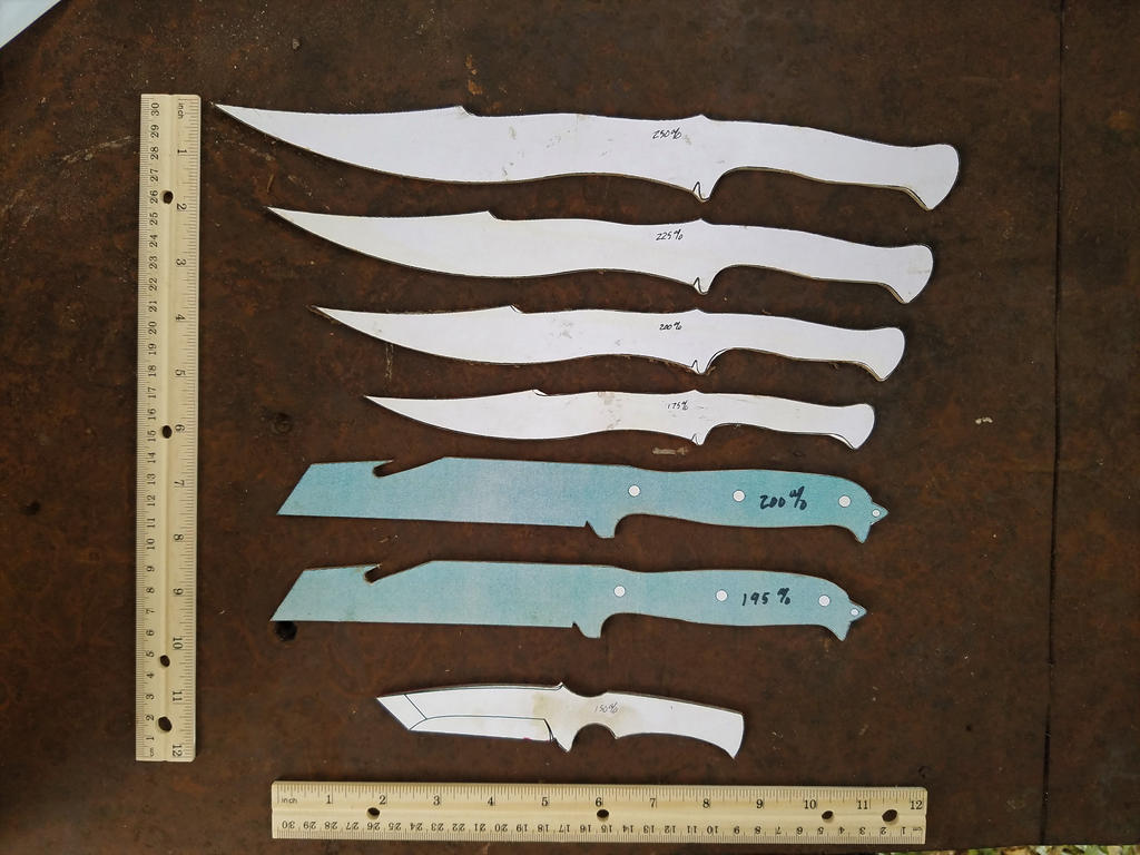 Easy Knife Templates Easy Knife Templates