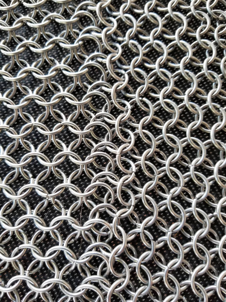 Chain Mail For Rabbit Chain Mail Samples and Bits-10 by SkyfireDragon on DeviantArt