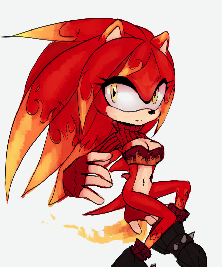 Explosion the Hedgehog sketch