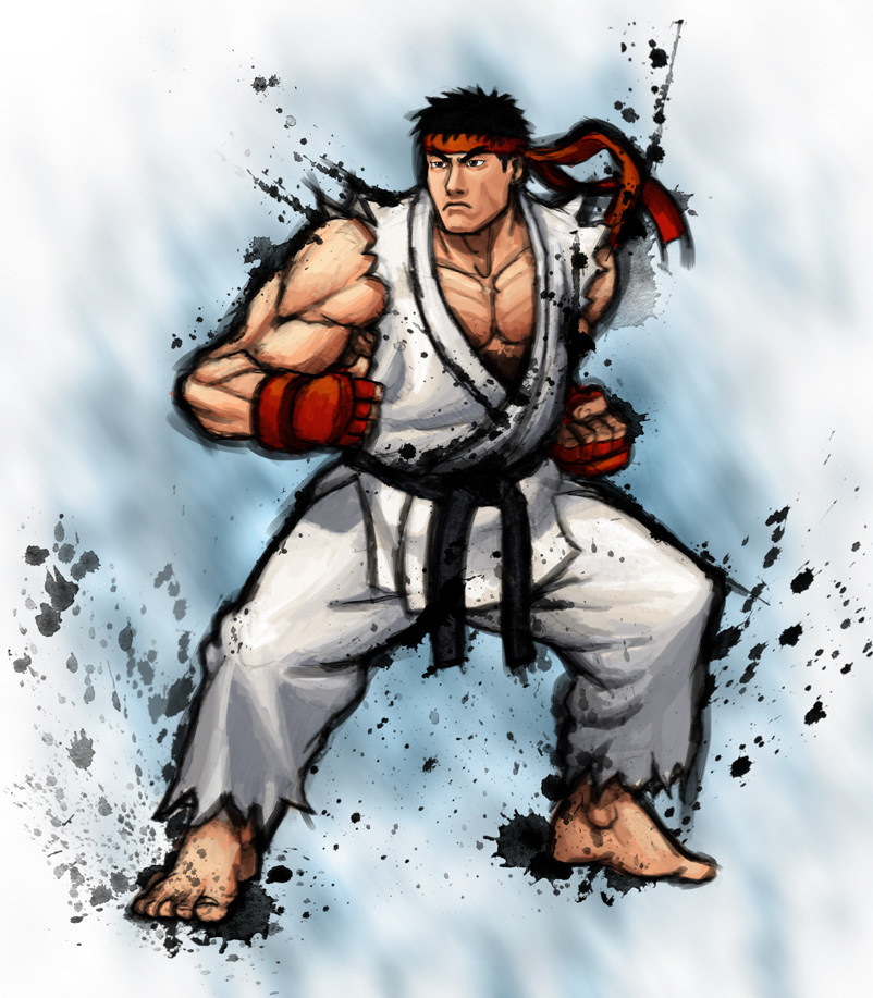 Street Fighter IV: RYU by Jiggeh on DeviantArt