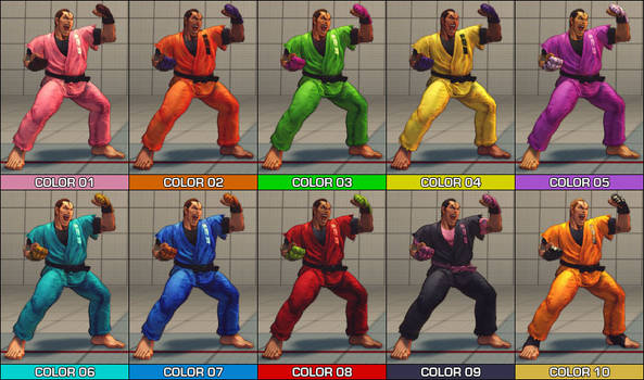 Dan Colour Pack - SF4 mod