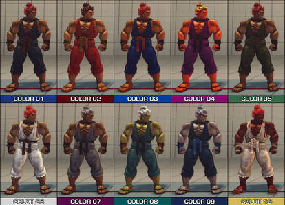 Gouki Colour Pack - SF4 Mod