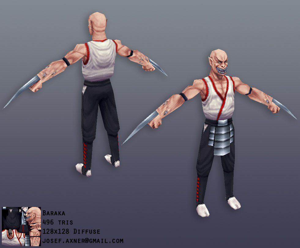 BARAKA Mortal Kombat II - Annihilation - 3D model by