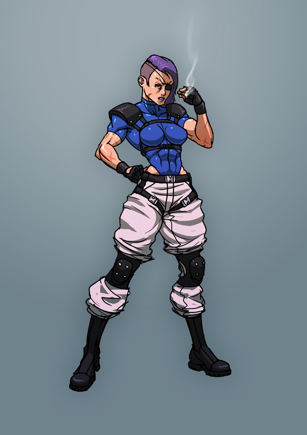 Fighting game character design 06