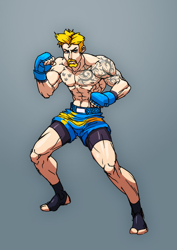 Fighting game character design 01