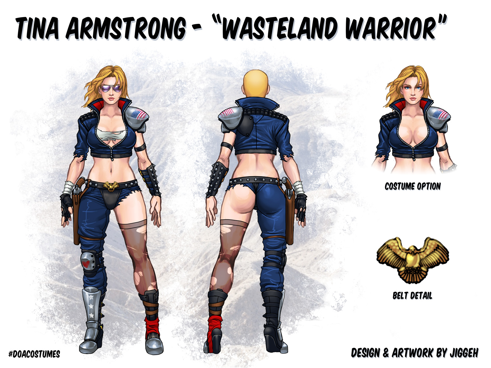 Doa5 Designers Challenge Tina Wasteland Warrior By Jiggeh On Deviantart