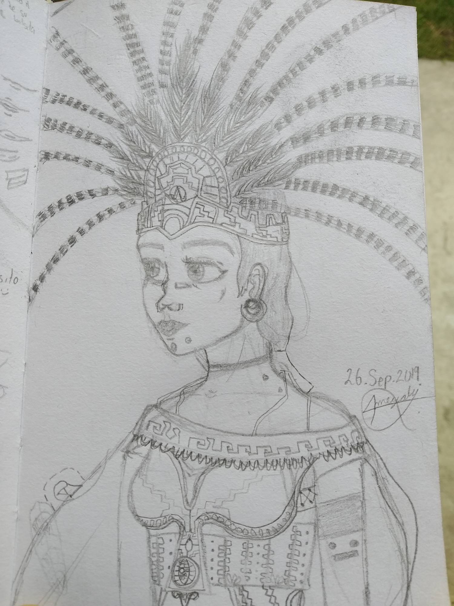 Prehispanic Woman (Mexica/Azteca) by NeemBoo on DeviantArt