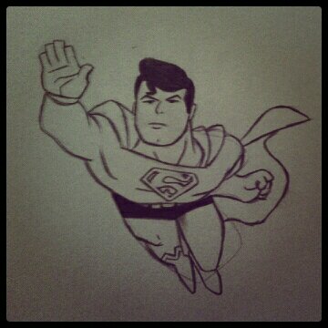 My Superman drawing