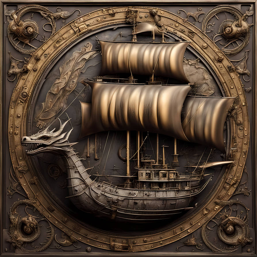 A Dragon Ship In High Relief by aug8088 on DeviantArt
