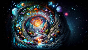 Paradise Nebula Amidst Darkness