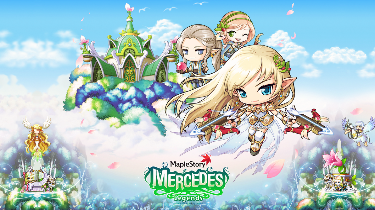 Mercedes Maplestory Desktop Wallpaper By Ryushurei On Deviantart