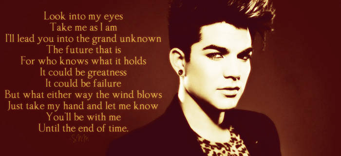 Adam Lambert - Poetry Of The Eyes