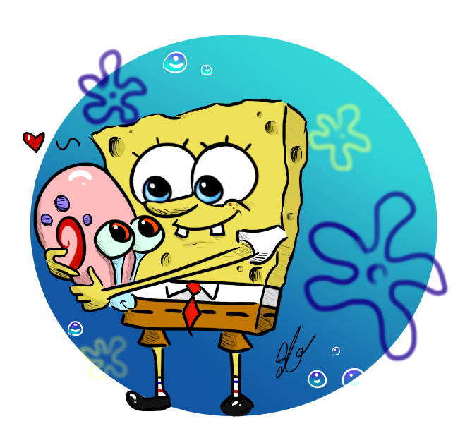 Spongebob and Gary by OddWorld997 on DeviantArt