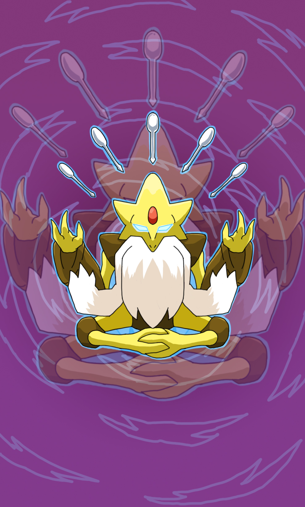 Mega Alakazam Shiny 2 by TheRedDragonNerd on DeviantArt