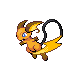 Pokemon - Mew x Raichu fusion sprite