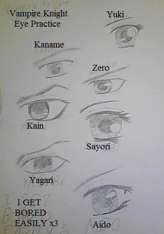 Vampire Knight Eye Practice