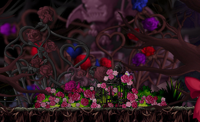 Creepy rose garden by PonyCycle on DeviantArt