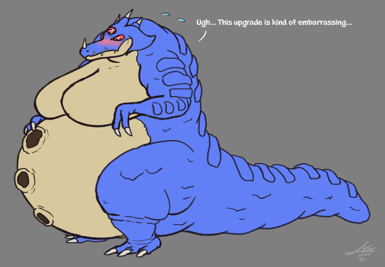 Kraid Inflated Kraid Samus by Akatuki696 on DeviantArt