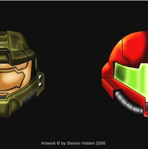 Halo VS Metroid - by Damatee