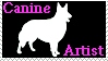 Canine Artist stamp