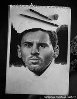 Lionel Messi WIP drawing