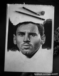 Lionel Messi WIP drawing