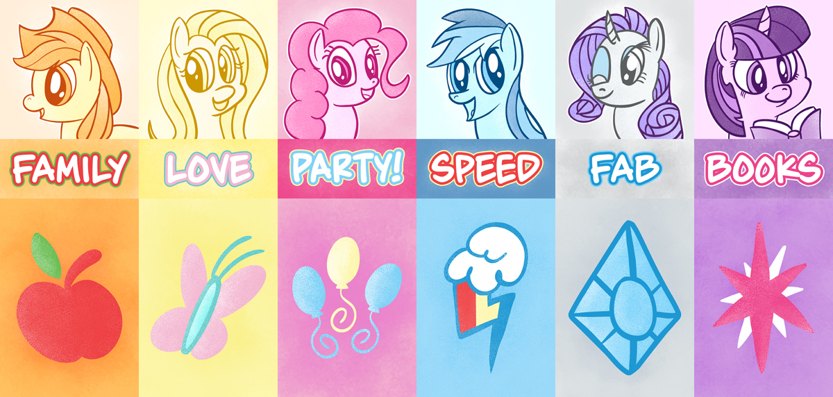 Mane Six Keyrings