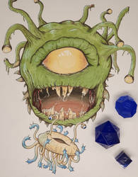 Beholder and Flumph [DnD]