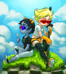 Sollux and Dirk - Rule 63