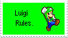 Luigi Rules Stamp. by SpriteEditerGirl