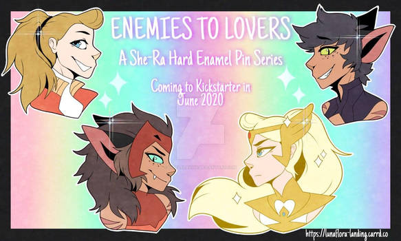 Enemies to Lovers: A She-Ra Hard Enamel Pin Series