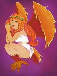 30 day monster girl challenge - harpy