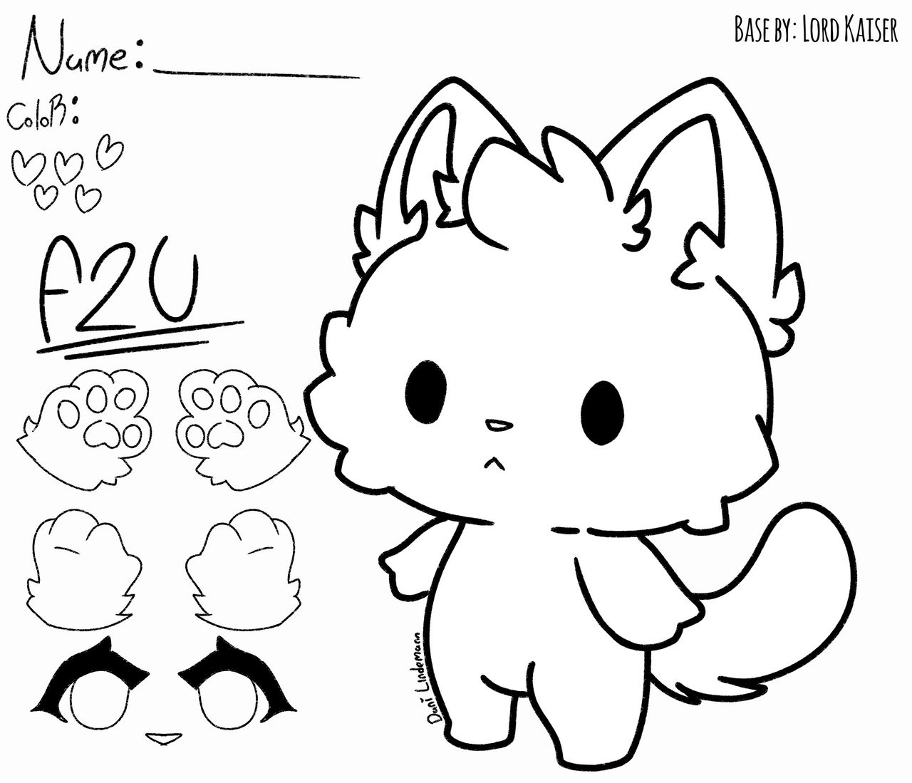 BASE F2U// cute reference mini by mileswinehouse on DeviantArt BASE F2U// cute reference mini by mileswinehouse on DeviantArt