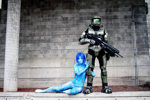 Halo - Cortana and Chief