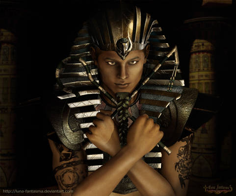Mystic Pharaoh ancient Egypt by Luna Fantasma