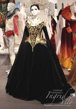 Queens Gallery costume, mounted