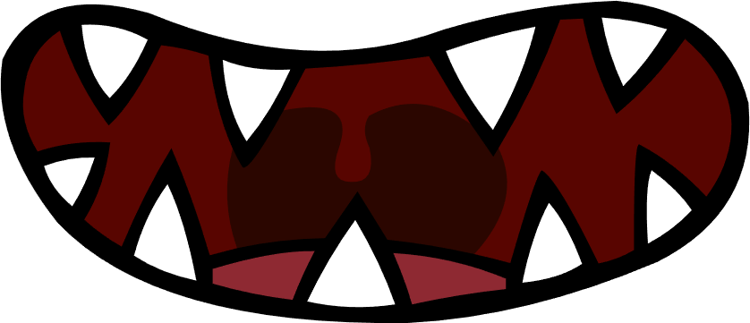 Triangle Teeth Open by SteveCris on DeviantArt