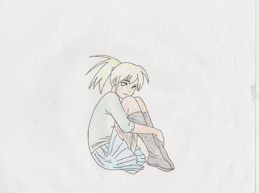 Anime Sitting Pose by Razorfn on DeviantArt