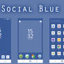 Social Blue Theme for Sony Xperia