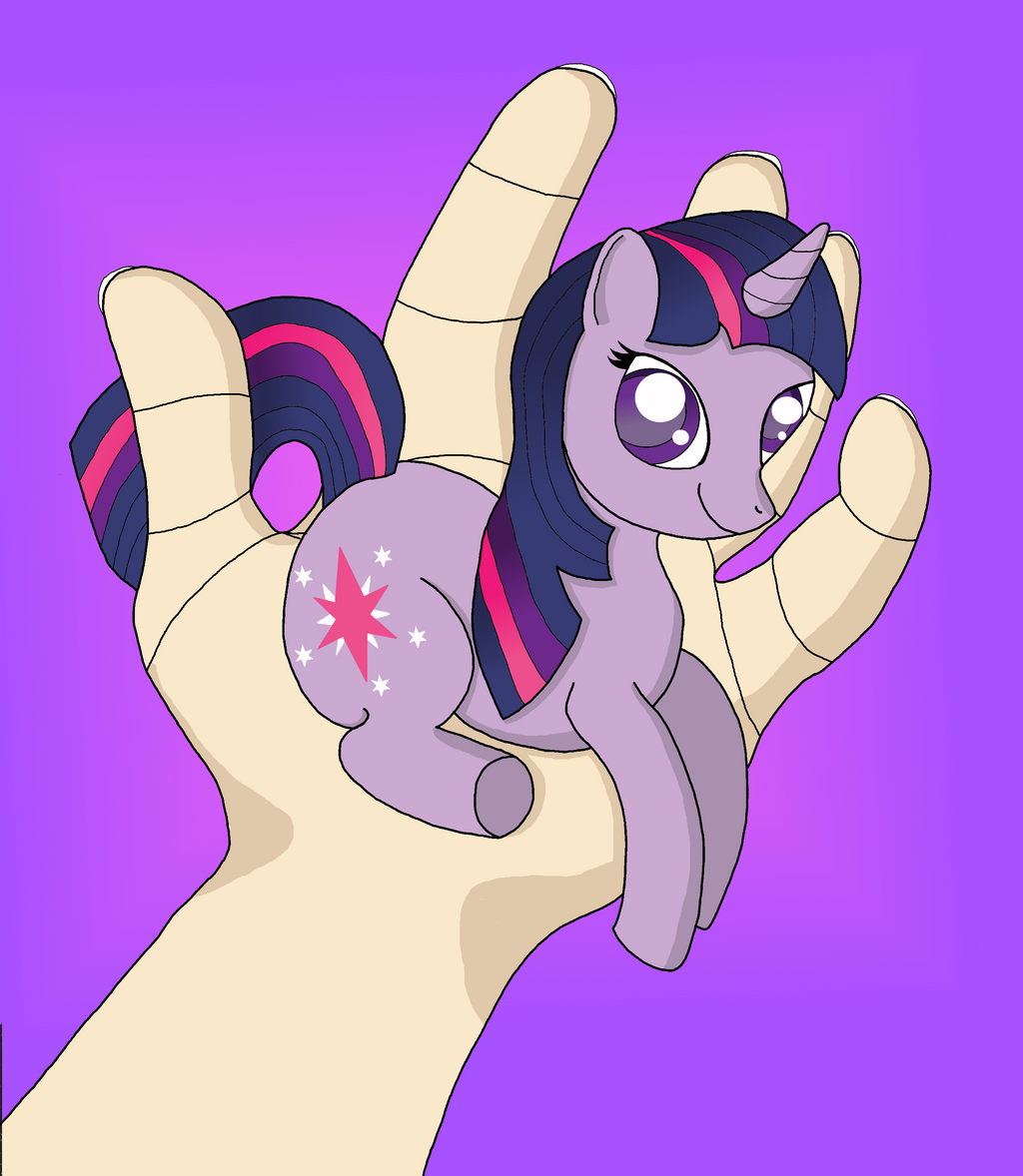 Twilight Sparkle Resting on a Hand