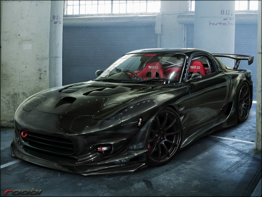 Mazda RX7 by roobi on DeviantArt
