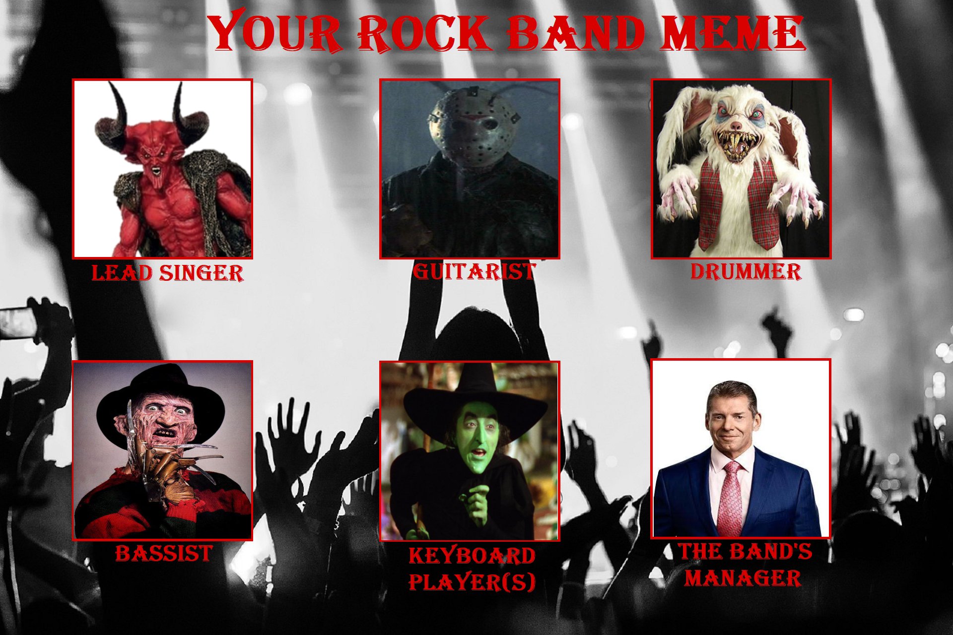 Songcast Meme Your Rock Band Meme Cast Halloween by Kaijuzilla64 on DeviantArt
