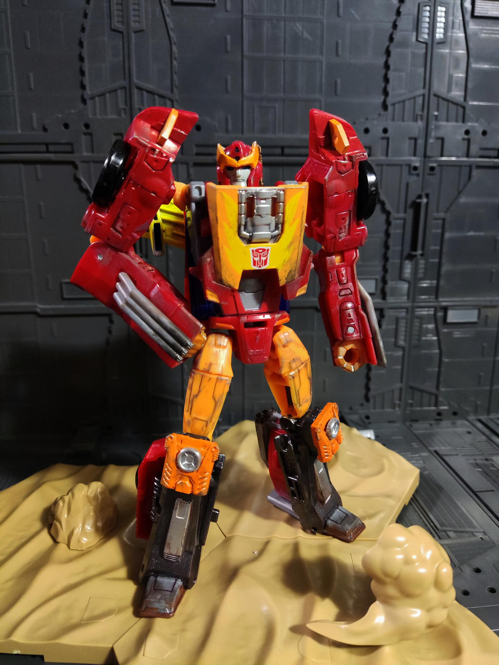 Botcon Rodimus Rodimus custom from last bot standing by Npiece on DeviantArt