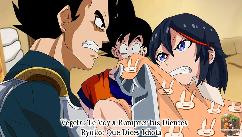 Vegeta and Ryuko Angry's fight over Goku by EvilGokkuCrack577JP on  DeviantArt