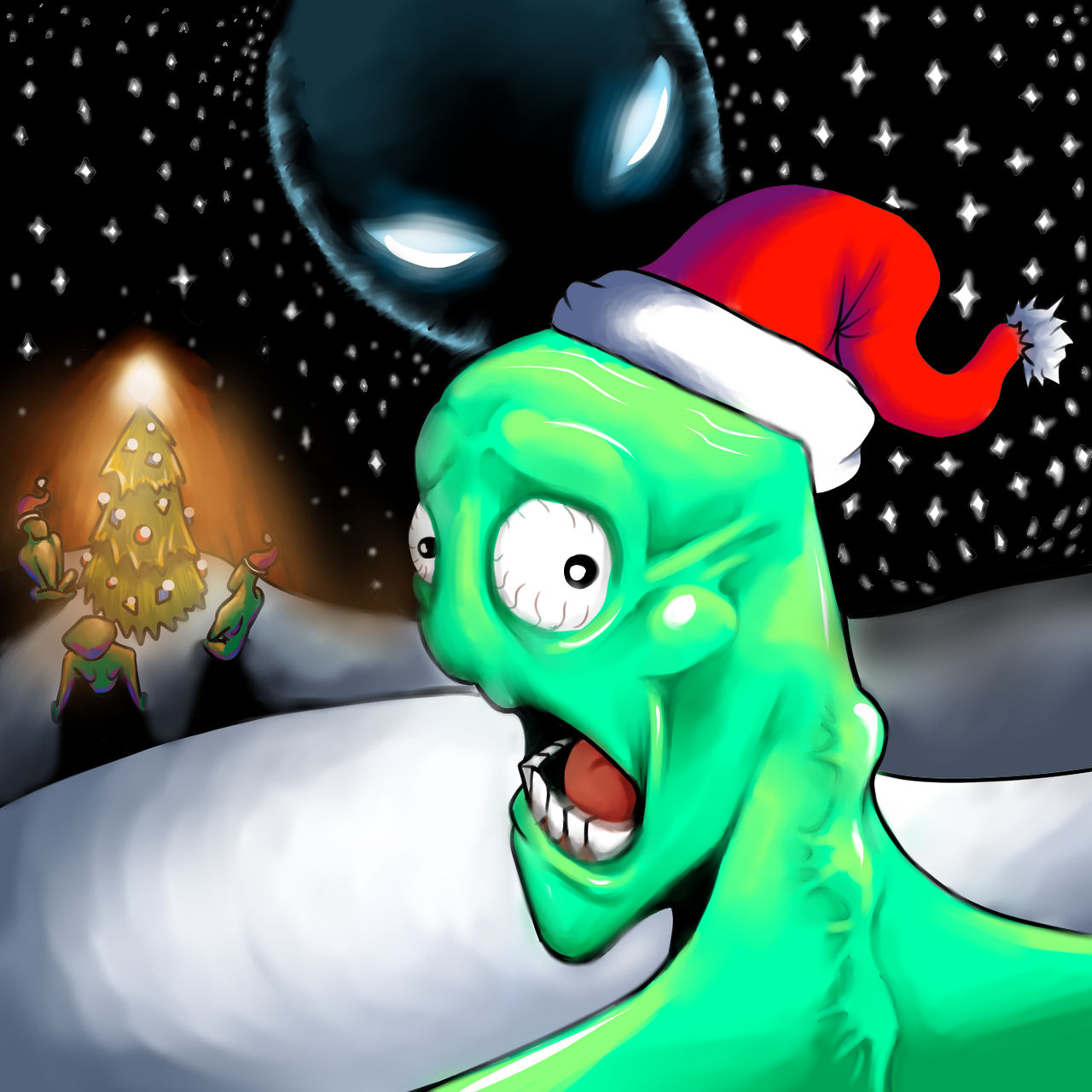 Alien Christmas by Piggy0007 on DeviantArt
