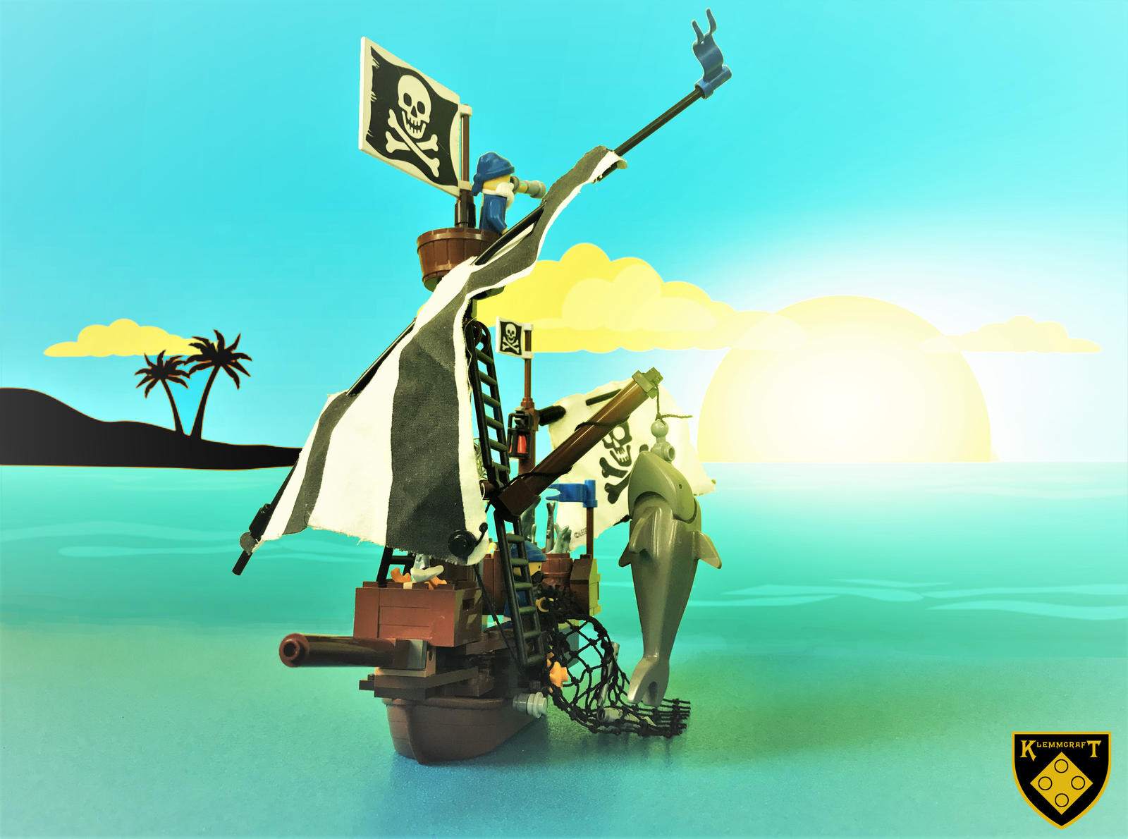LEGO Pirate Fishing Boat MOC by KlemmCraft on DeviantArt