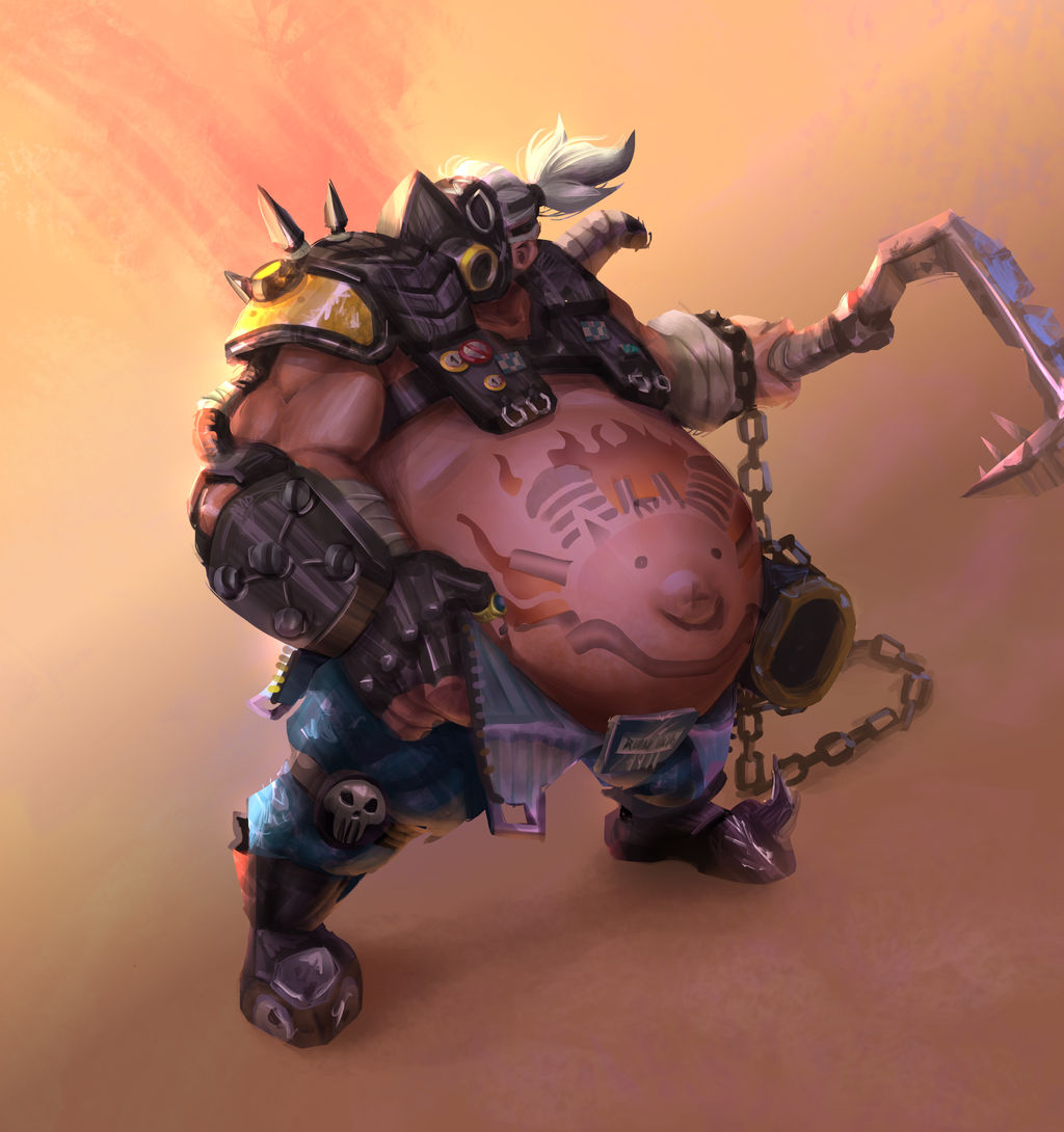 Roadhog - Sketch - Overwatch