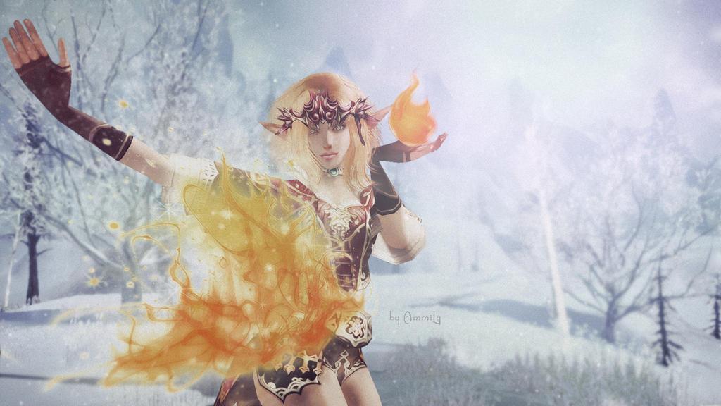 Tree Elf Fire elf: fire by Ammily on DeviantArt