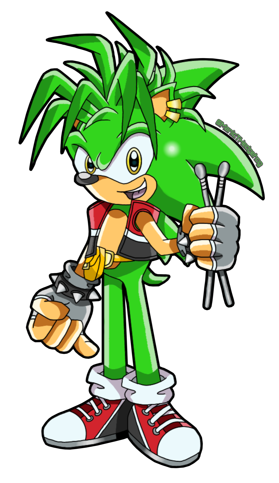 Manic The Hedgehog - Redesign Prediction by ManicTHedgehog on DeviantArt