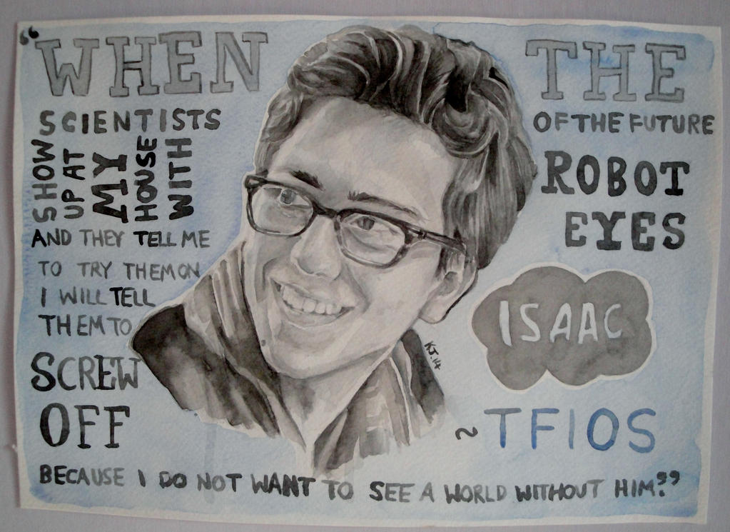 Isaac TFIOS Watercolour by Kat-Jones